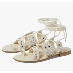 Free People NEW IN BOX Mantra Mirror Sandal Lace Up Size 37